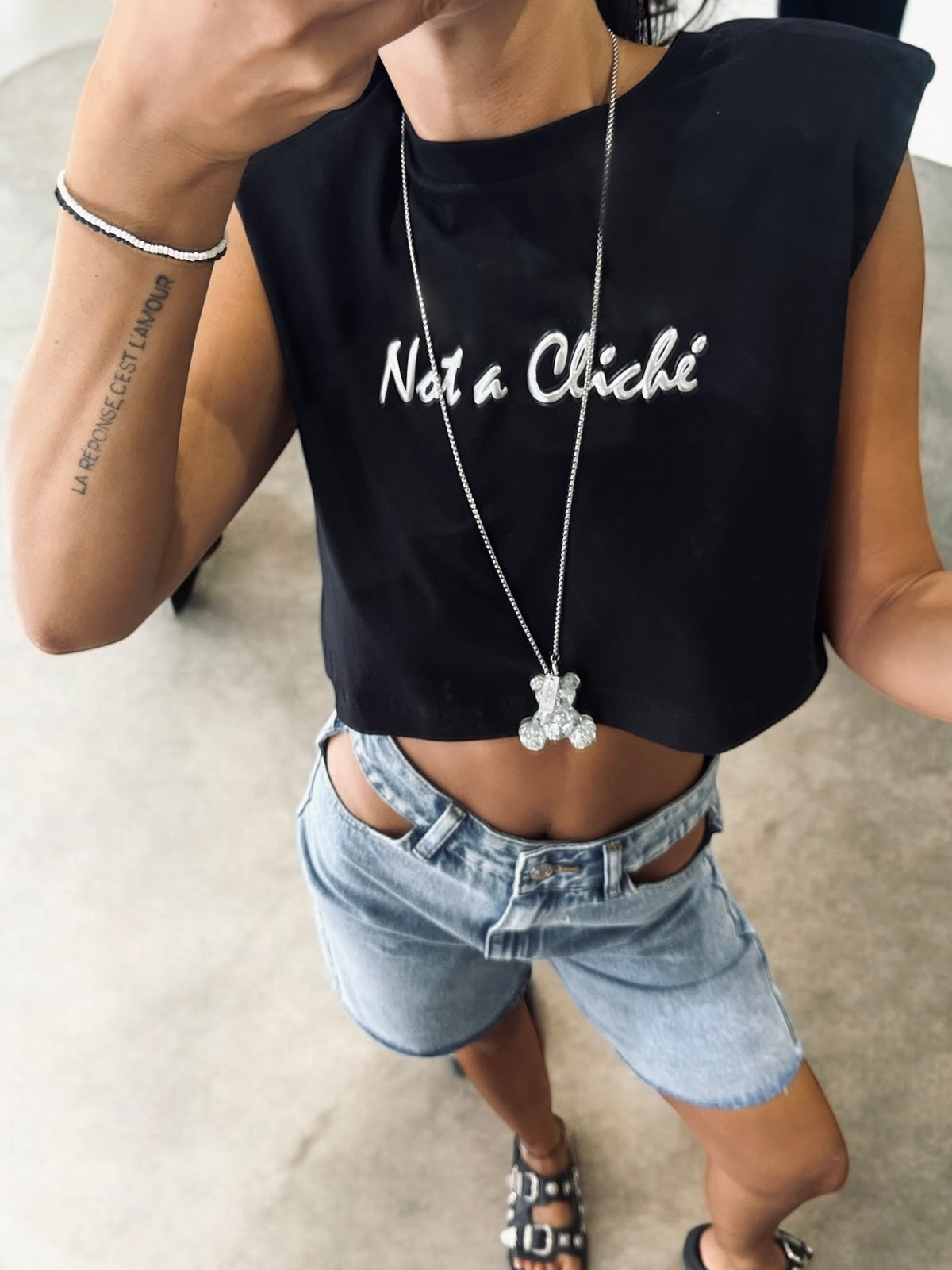 Crop Top with pads - Organic