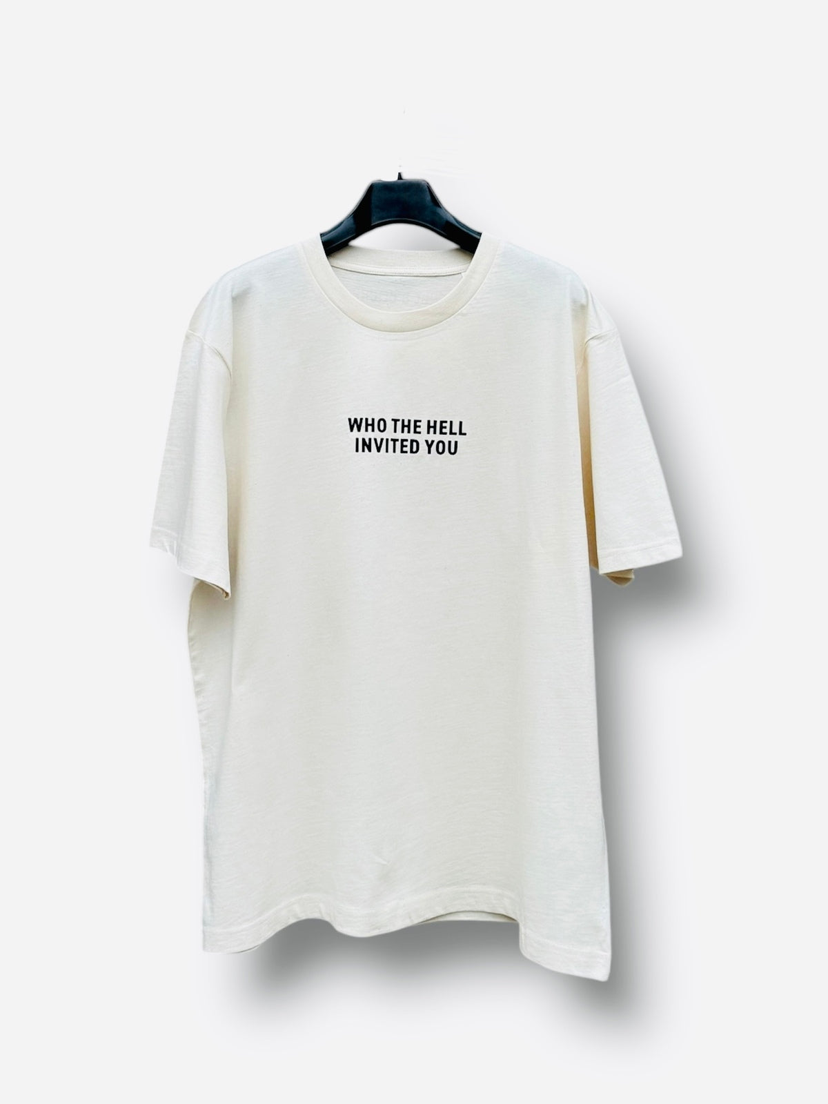 Men's T-shirt WHO THE HELL INVITED YOU - Basic