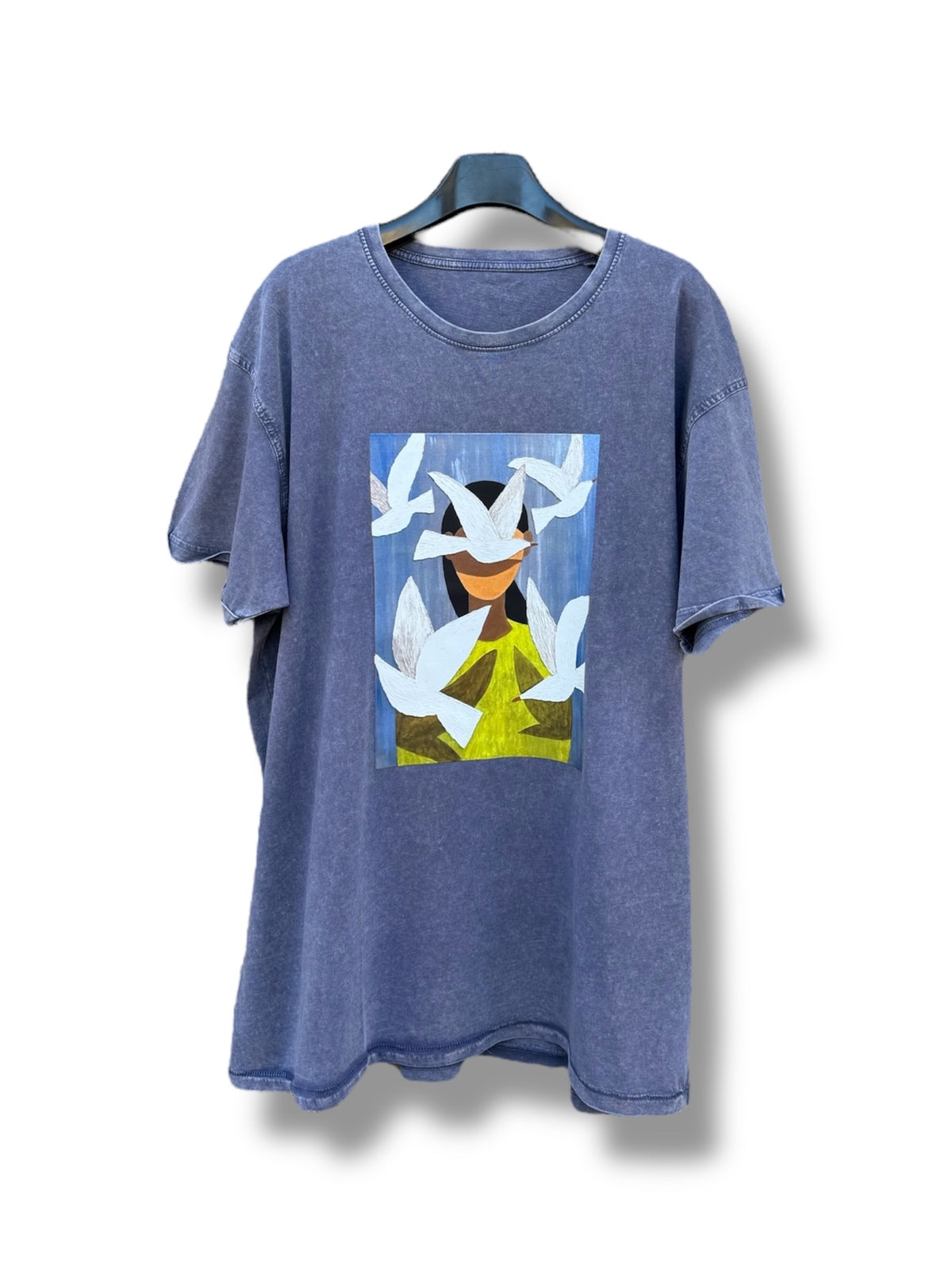 T-shirt White Birds & Her - Limited