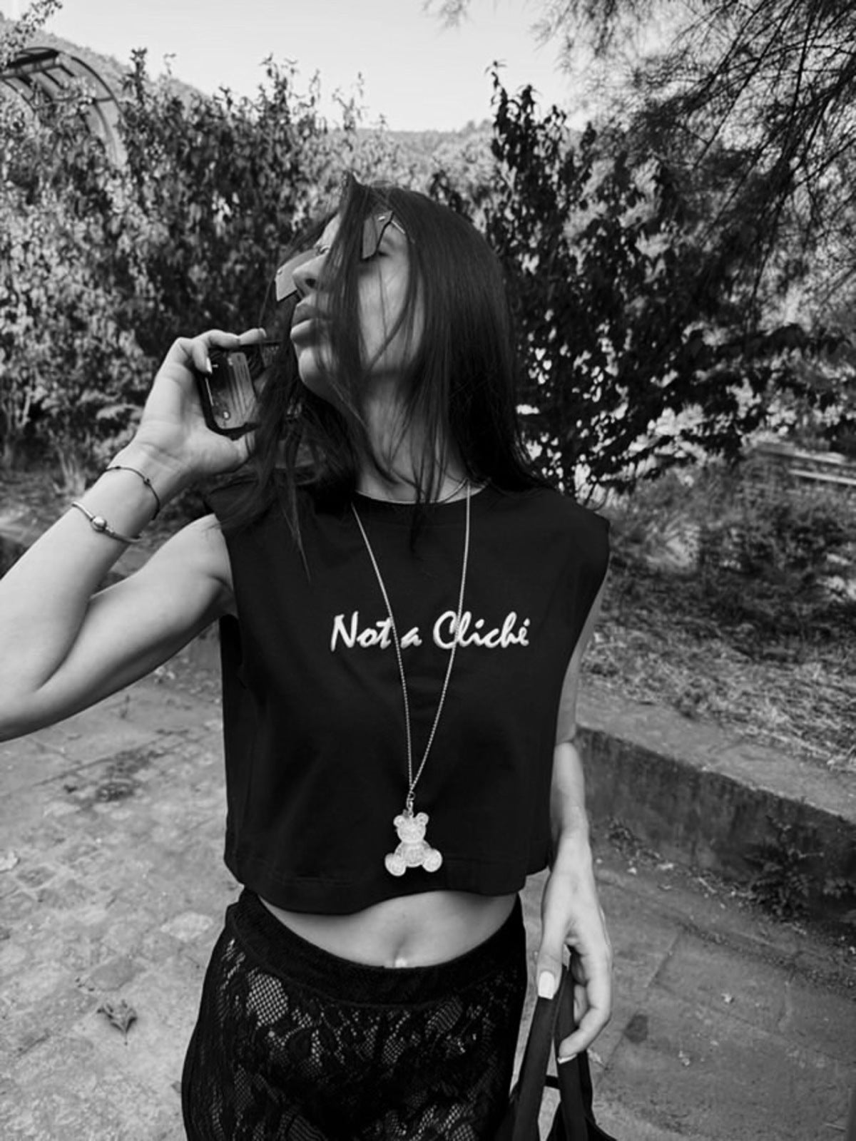 Crop Top with pads - Organic