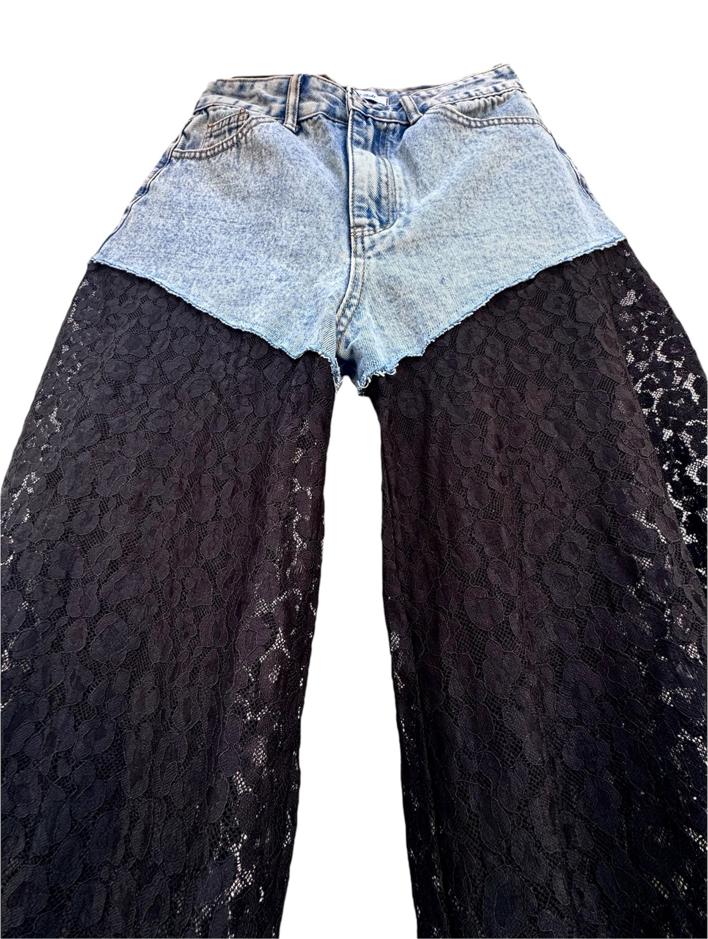 Jeans with Lace Accent 
