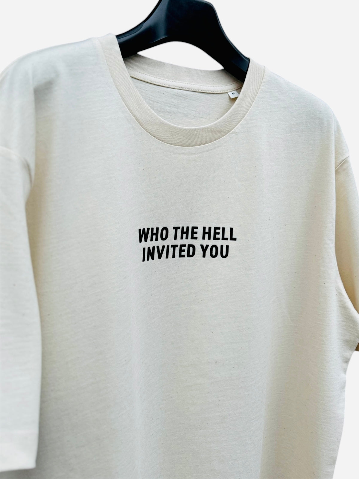 Men's T-shirt WHO THE HELL INVITED YOU - Basic