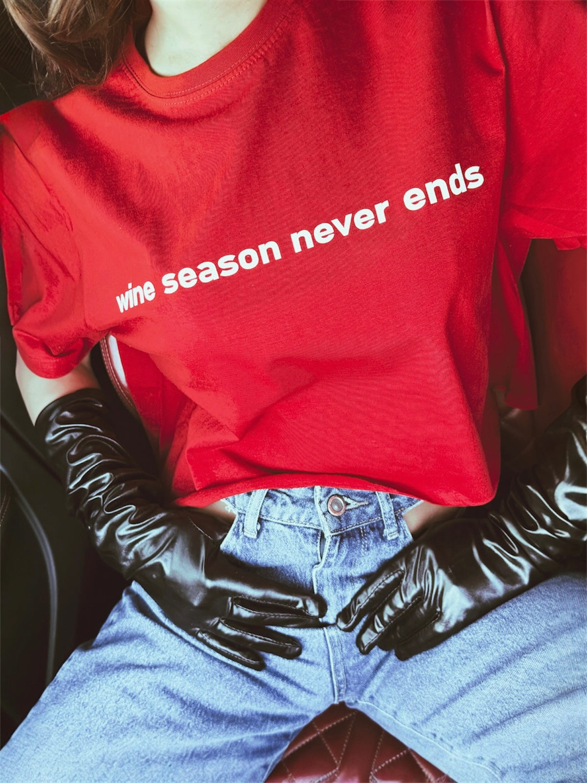 T-shirt Wine Season - Basic