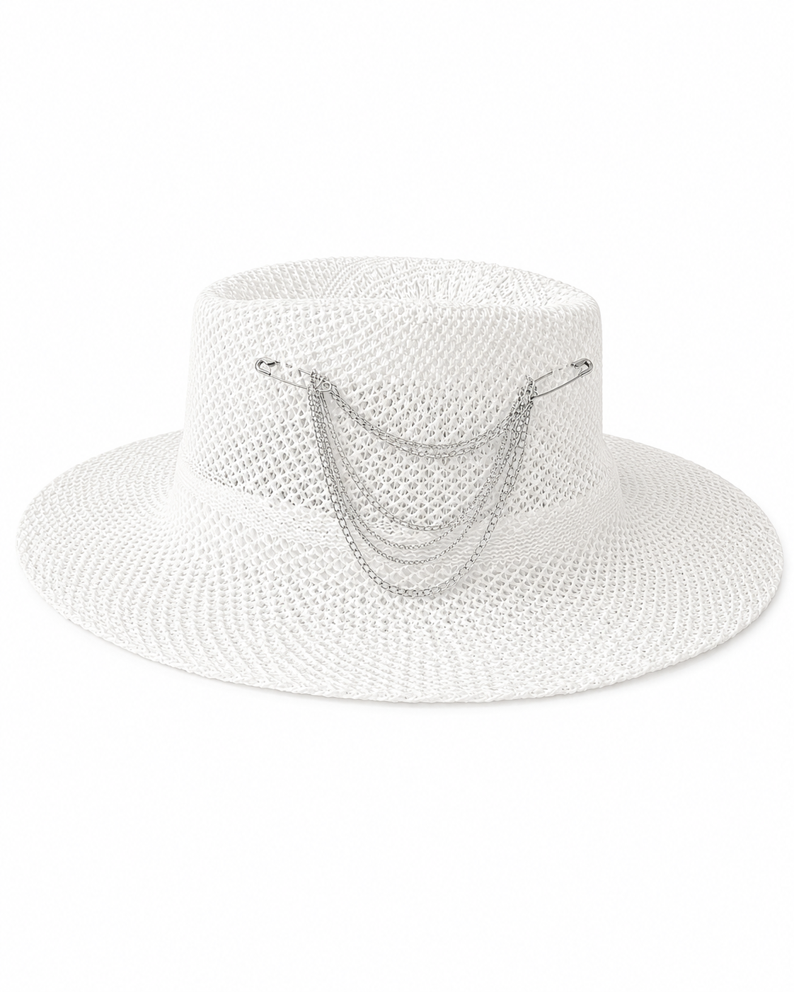 Hat White Chain 