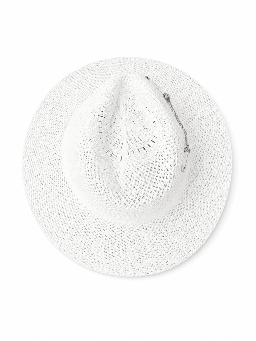Hat White Chain 