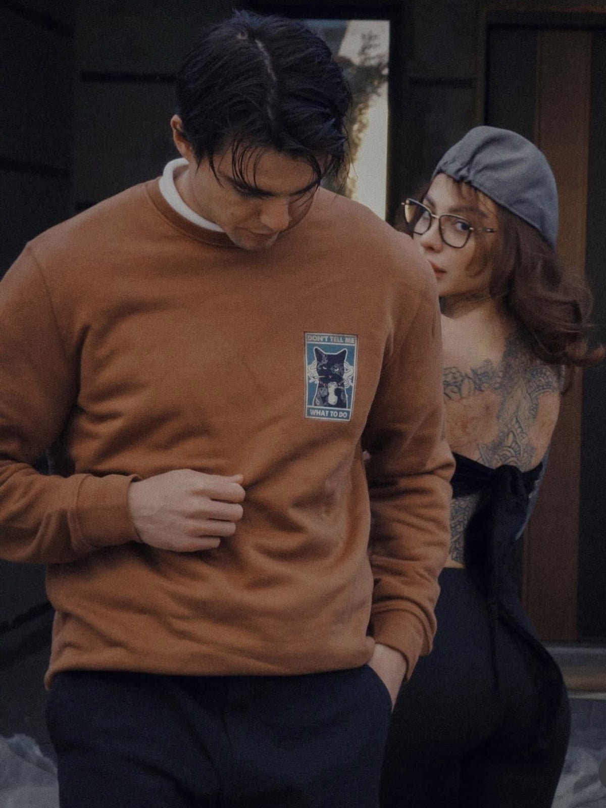 Men's Sweatshirt Don’t tell me - Organic