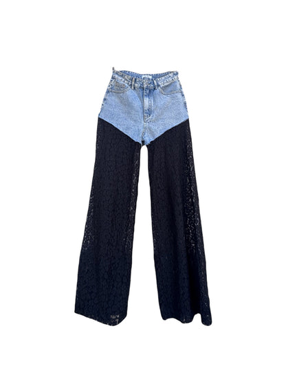 Jeans with Lace Accent 