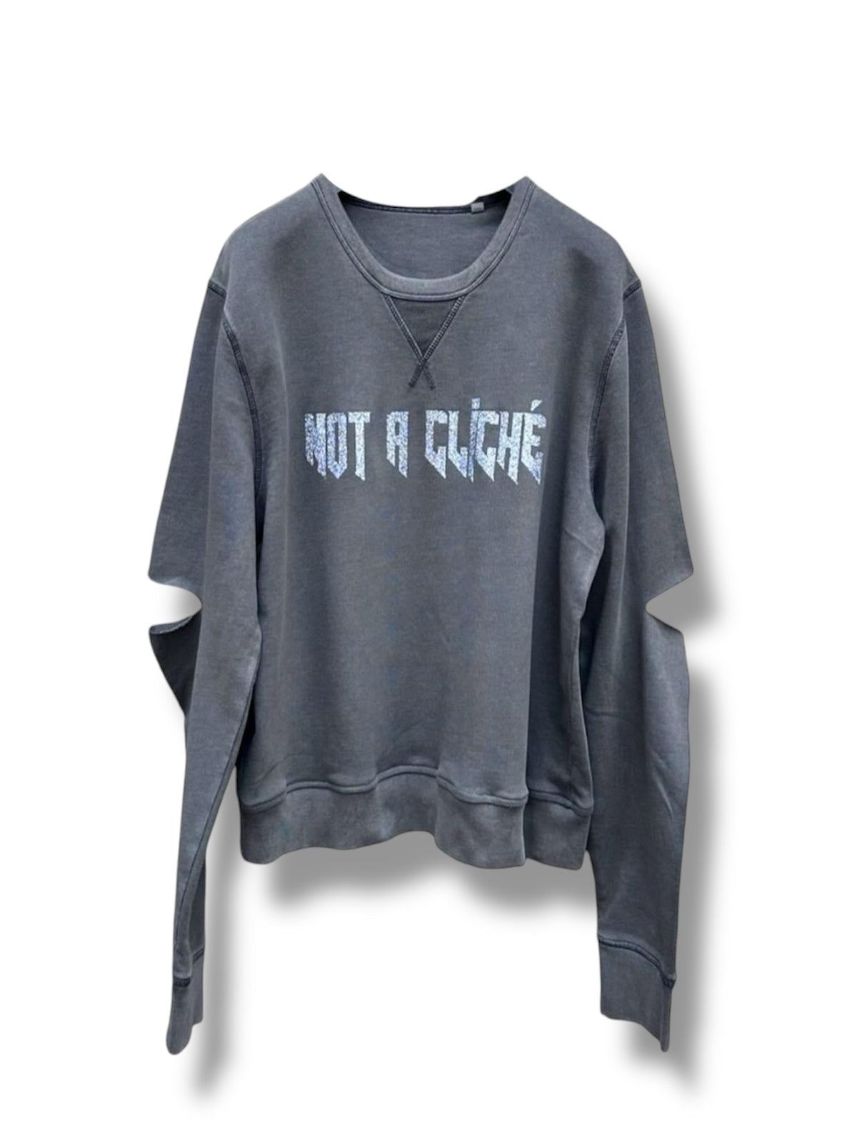 Blouse with Shiny Inscription