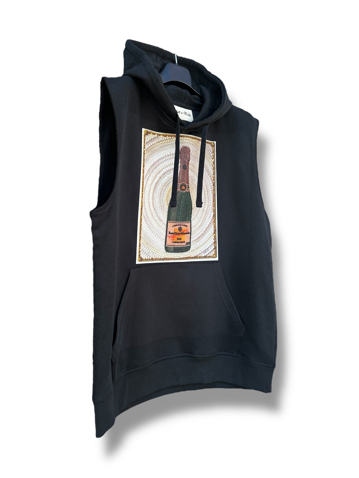 Sleeveless Hoodie CHAMPAGNE 