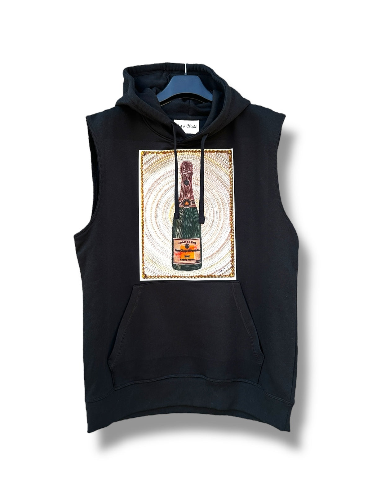 Sleeveless Hoodie CHAMPAGNE 