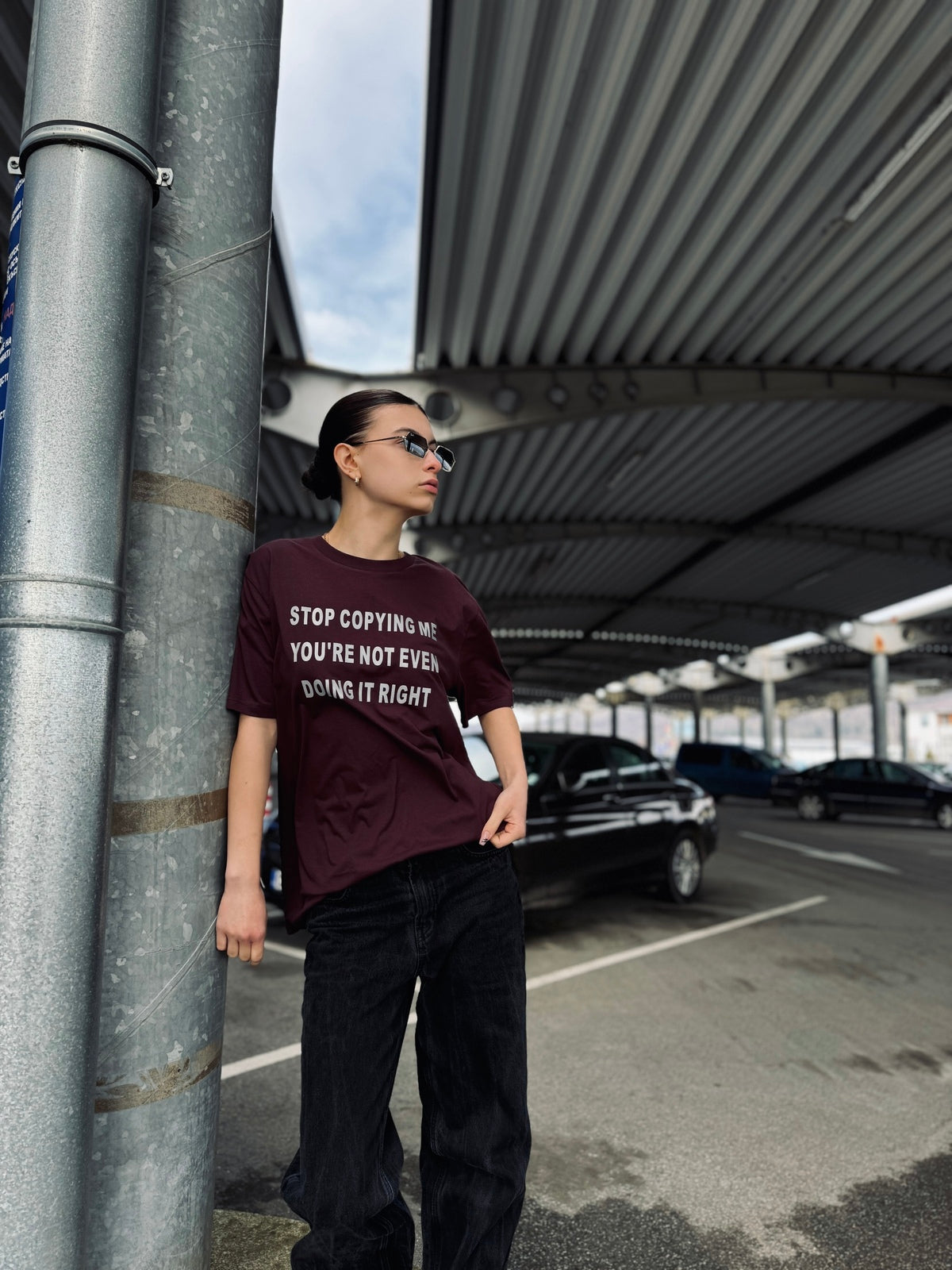 T-shirt STOP COPYING ME - Organic