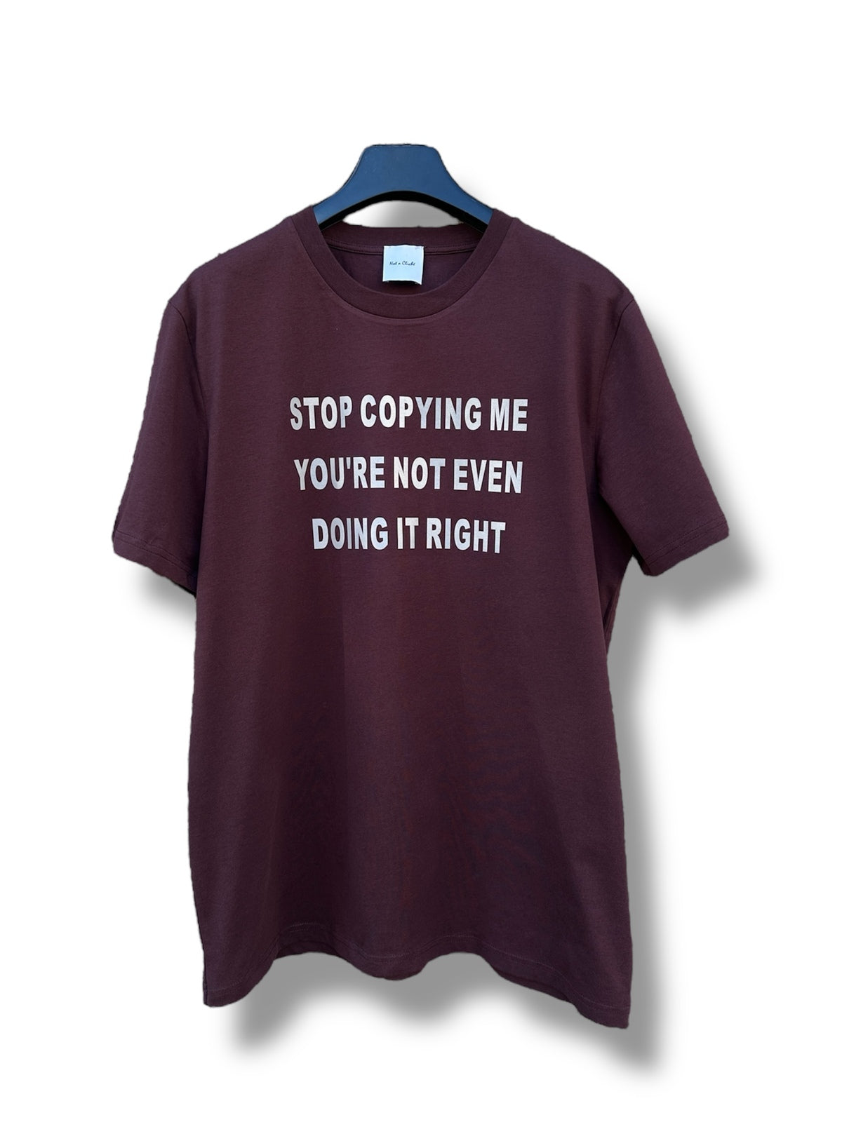 T-shirt STOP COPYING ME - Organic