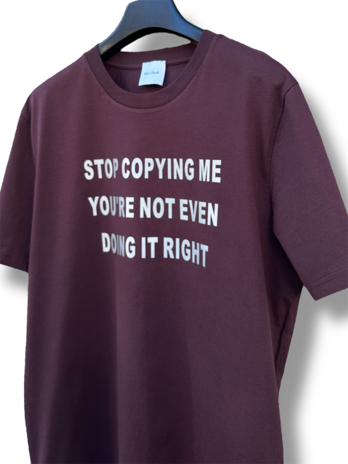 T-shirt STOP COPYING ME - Organic