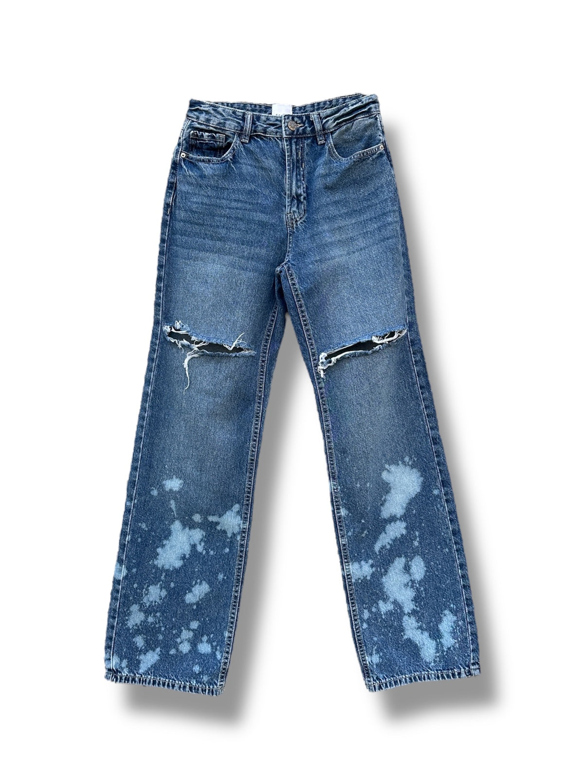 Jeans with An Iridescent Effect