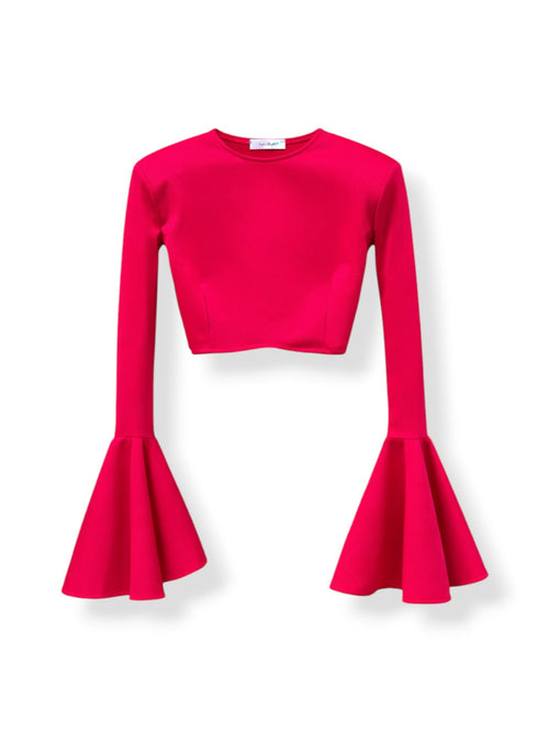 Blouse Bell Crop