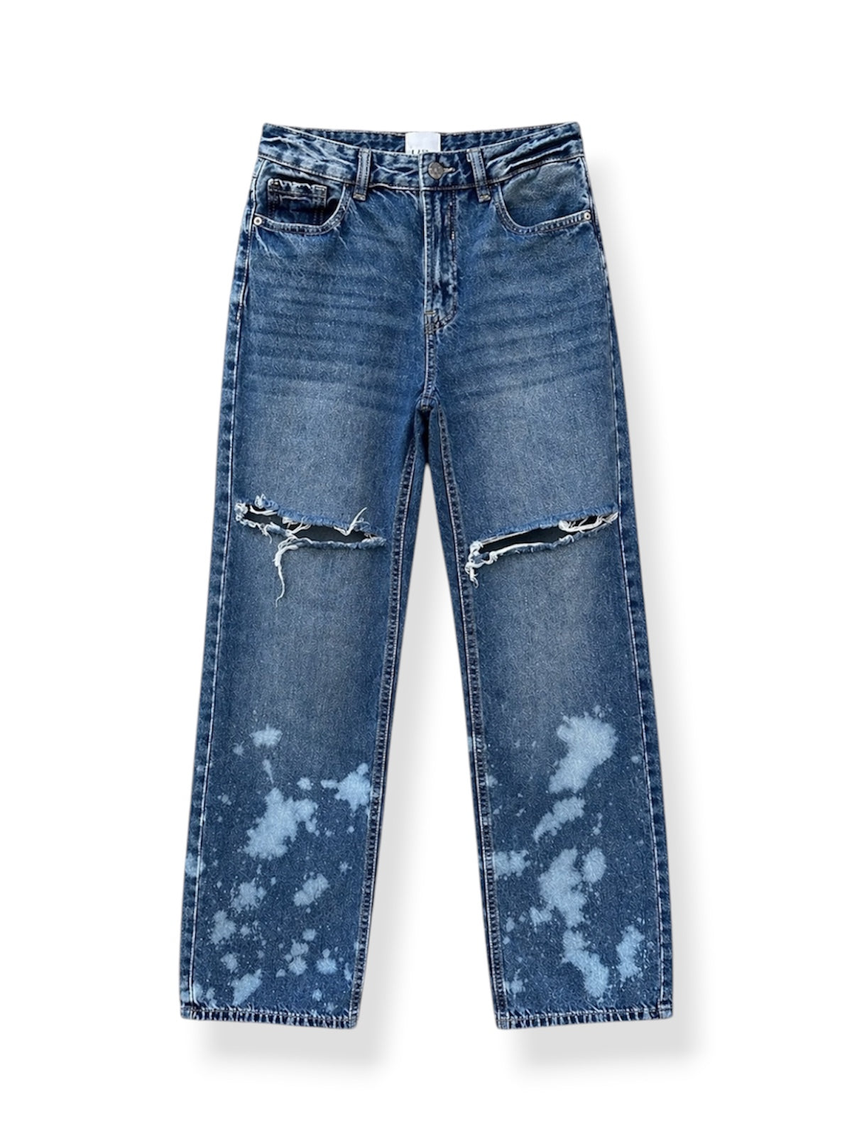Jeans with An Iridescent Effect
