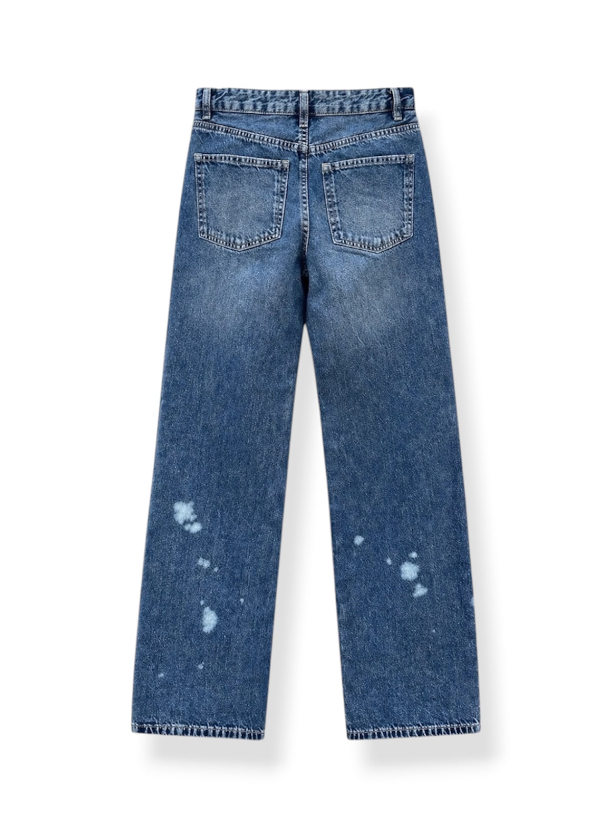 Jeans with An Iridescent Effect