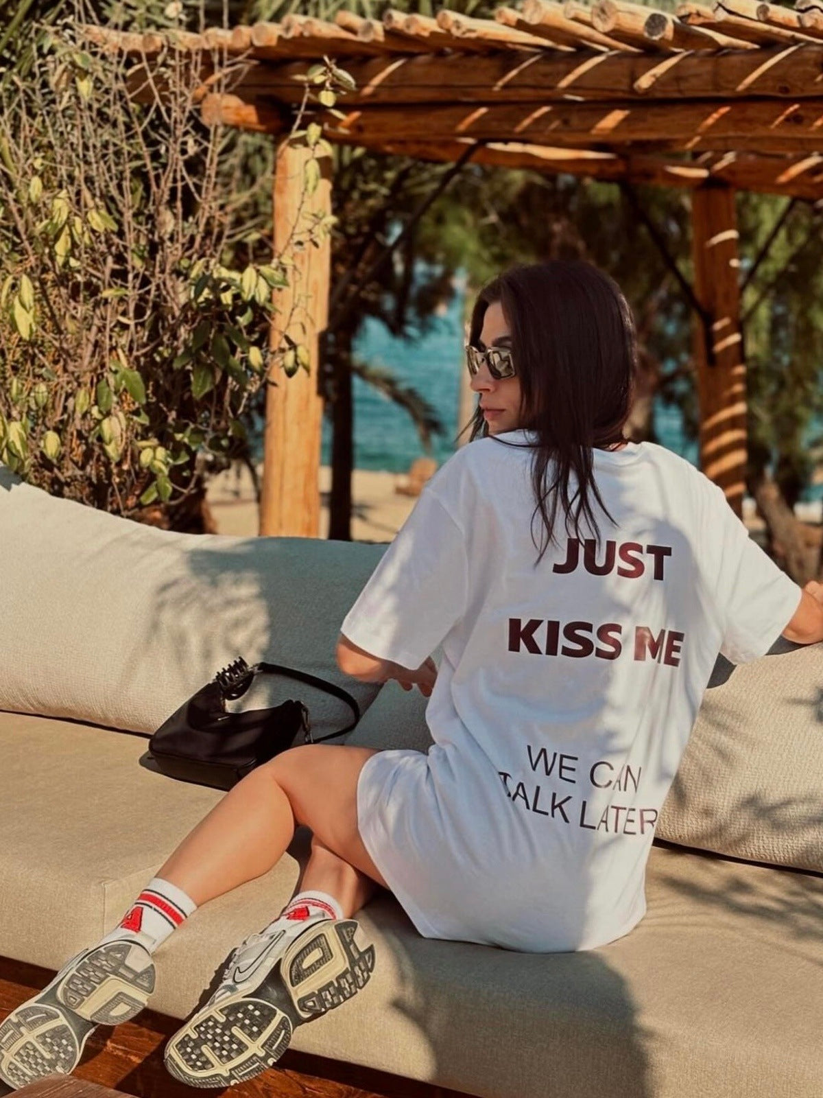 T-shirt Just Kiss Me - Organic