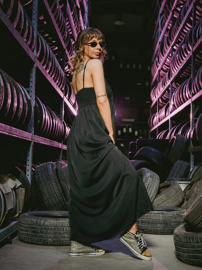 Long Dress Élégance Noire